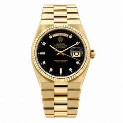 Rolex Day-Date Oysterquartz 36MM 19018 18K Yellow Gold Watch